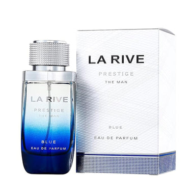 LA RIVE PRESTIGE THE MAN BLUE EAU DE PARFUM 75ML - amber woody