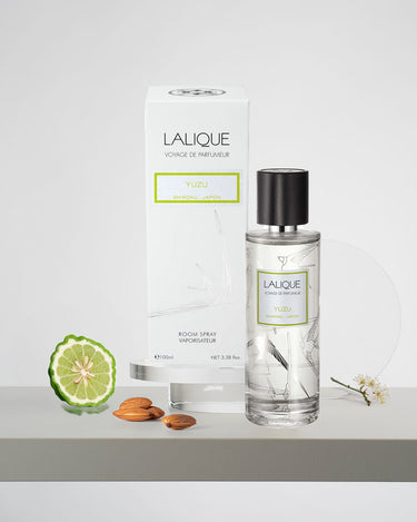 <img alt="Lalique Room Spray Yuzu Shikoku 100ml front view">