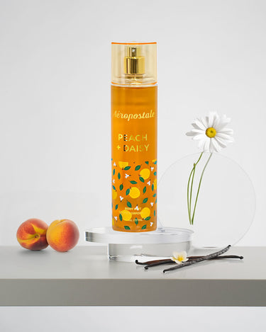 <img alt="Peach Daisy Body Mist Front View">