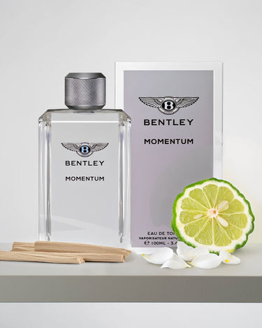 <img alt="Bentley Momentum 100ml with box">