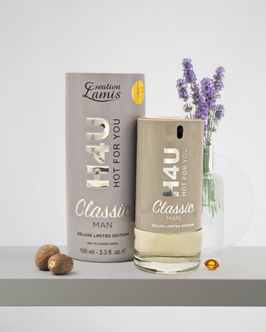 <img alt="Creation Lamis H4U Classic EDT 100ml front view with container">