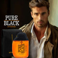 <img alt="Creation Lamis Pure Black Intense EDT 100ml product shot with model">