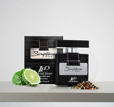 <img alt="JPD Scripture Black 100ml with box">