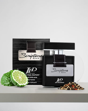 <img alt="JPD Scripture Black 100ml with box">