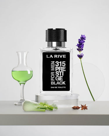 <img alt="La Rive 315 Prestige Black EDT 100ml front view">