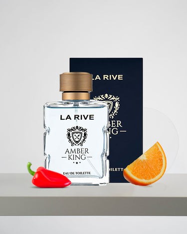 <img alt="La Rive Amber King EDT 100ml with box">