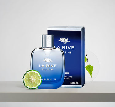 <img alt="La Rive Blue Line EDT 90ml with box">