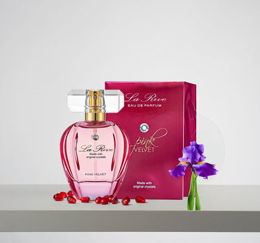 <img alt="La Rive Pink Velvet EDP 75ml with box">