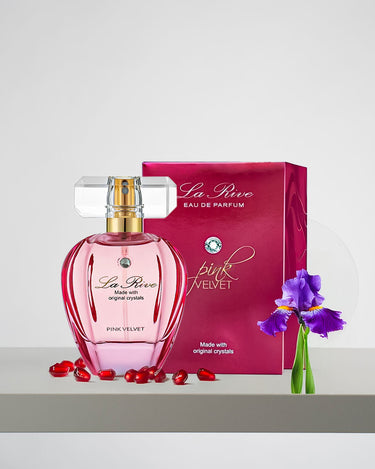 <img alt="La Rive Pink Velvet EDP 75ml with box">