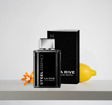 <img alt="La Rive Steel Essence EDT 100ml with box">