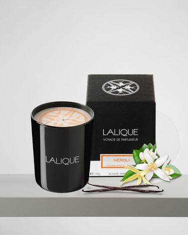 <img alt="Lalique Scented Candle Neroli Casablanca 190g with box">