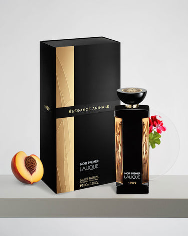 <img alt="Noir Premier Elegance Animale 1989 EDP 100ml front view with box">