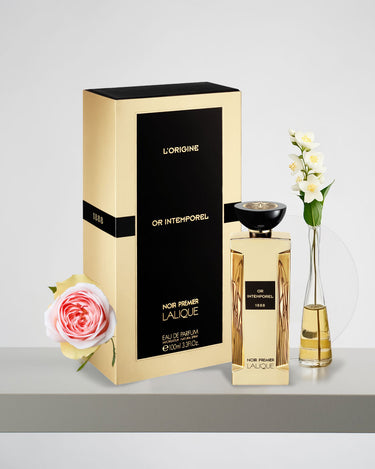 <img alt="Noir Premier Or Intemporel 1888 EDP 100ml front view with box">