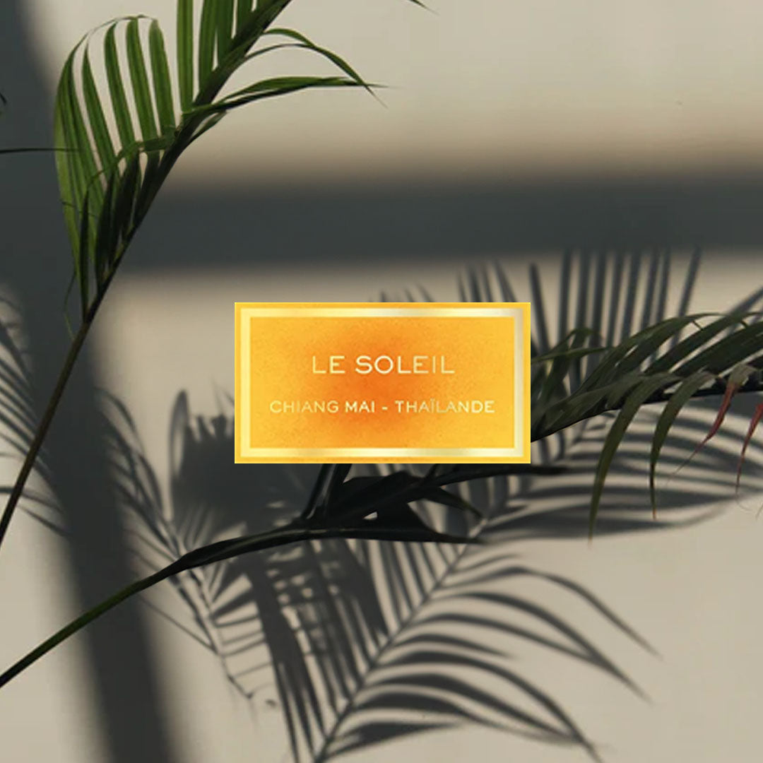 <img alt="Lalique Reed Diffuser le Soleil, Chiang Mai label concept">