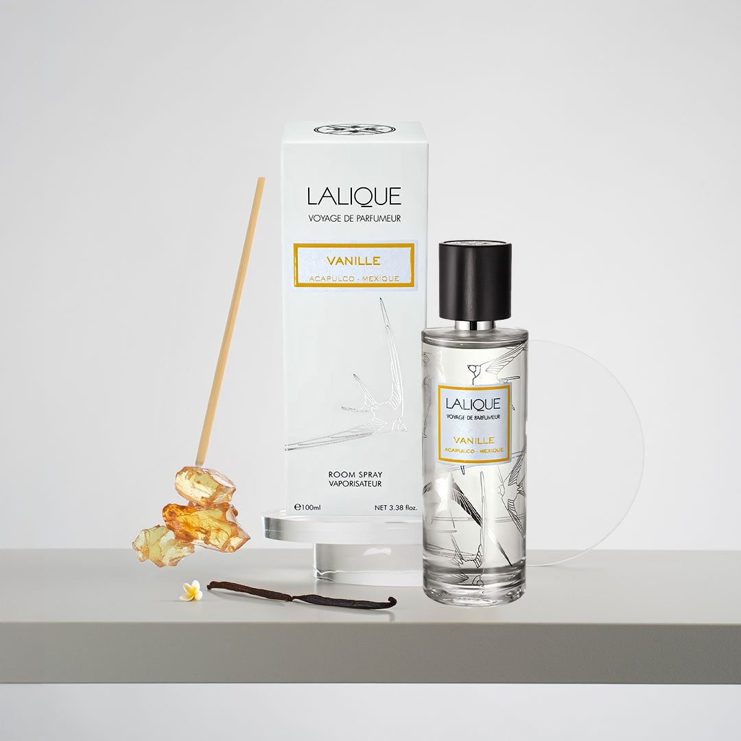 <img alt="Lalique Room Spray Vanille Acapulco 100ml front view">