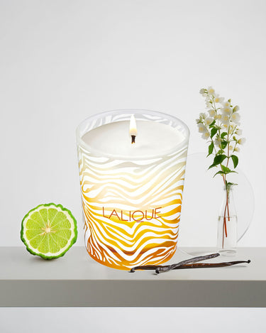 <img alt="Lalique Scented Candle Le Soleil Chiang Mai 190g front view">