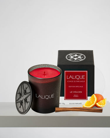 <img alt="Lalique Scented Candle Le Volcan Maui 190g with box">