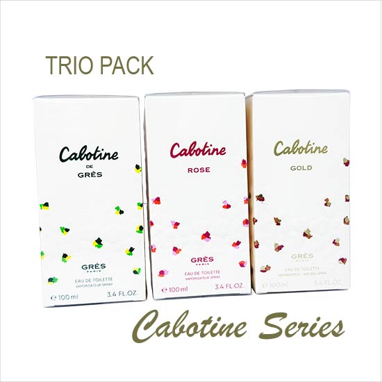 Parfums Gres - Cabotine Series Set of 3 : Rose, De Gres, Gold