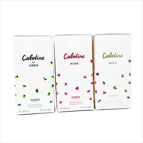 Parfums Gres - Cabotine Series Set of 3 : Rose, De Gres, Gold